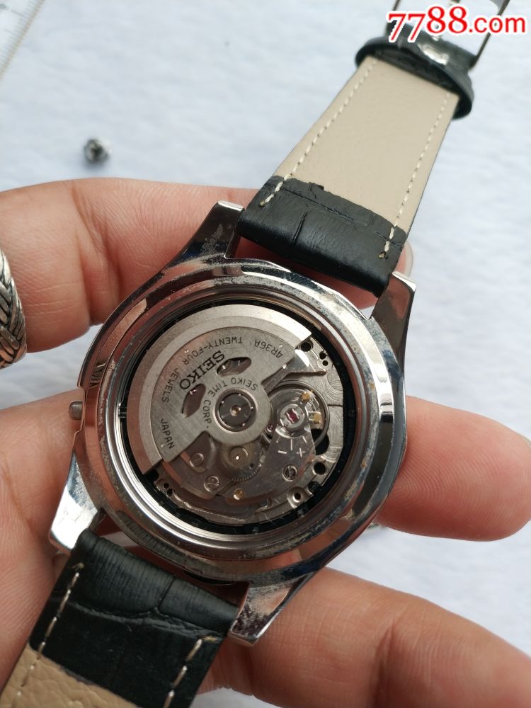 精工4r36全自动机械男表故障品
