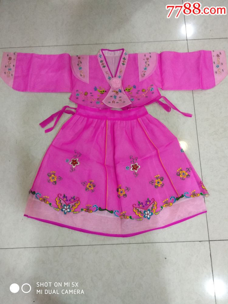 儿童朝鲜族服装,裙长46衣长27-au18021143-其他服饰-加价-7788收藏