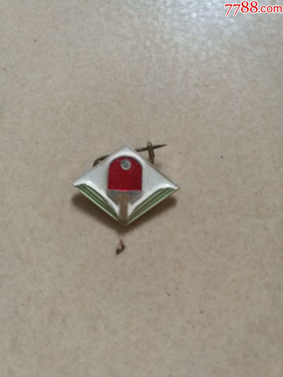 中华人民共和国乒乓球协会徽章;1.7x1.2cm