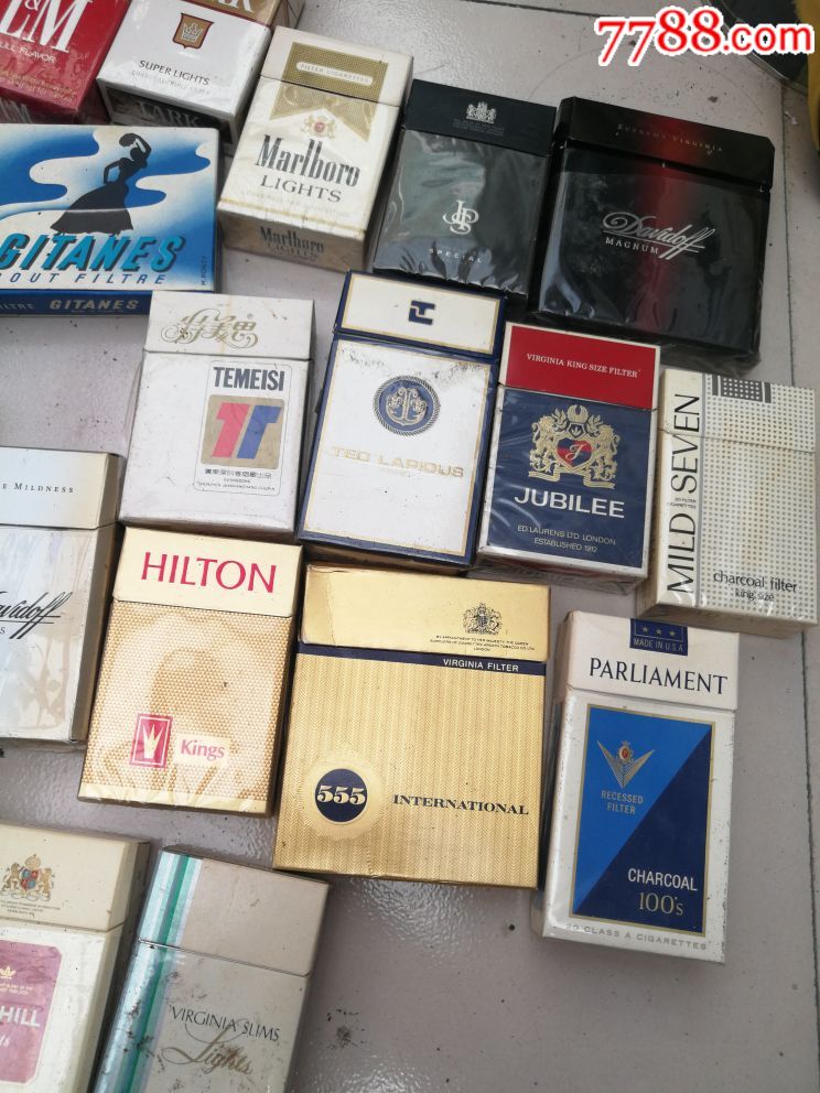 国外香烟,硬空盒,22个合售,仔细看图片拍_价格10元_第4张