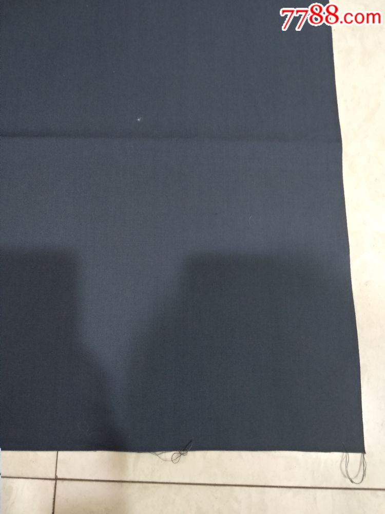 纯棉涤卡布料蓝灰色88*224