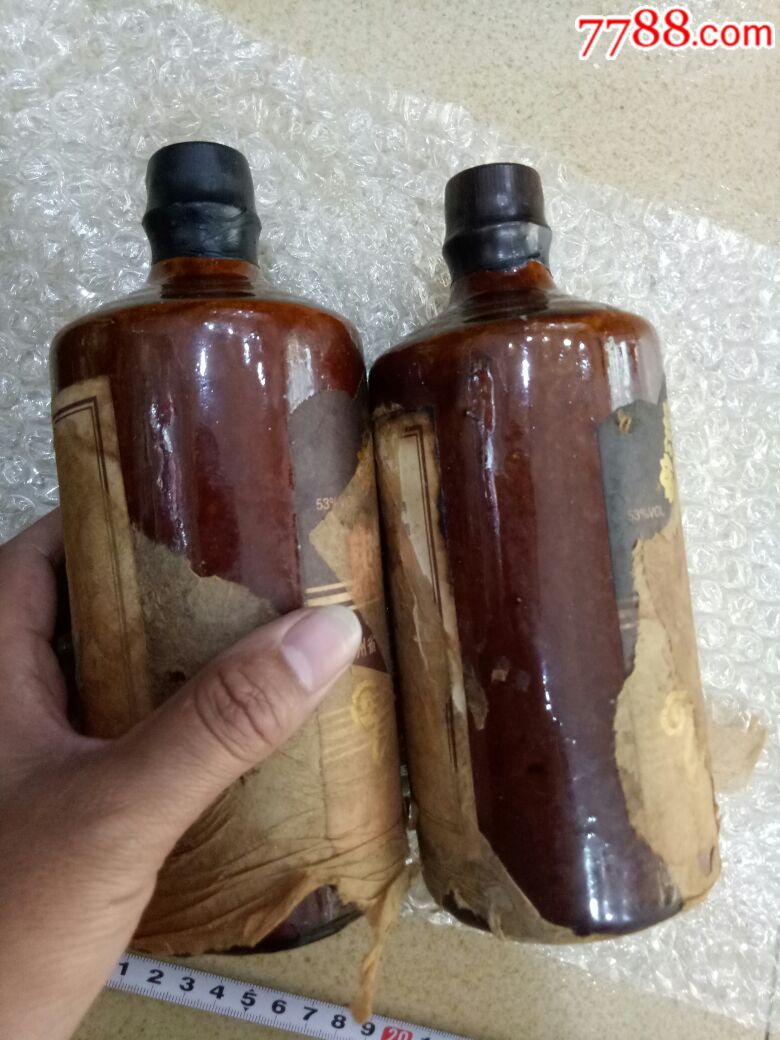 80年代,53度,赖茅,无酒,贵州仁怀县茅台赖氏酒厂,酒瓶