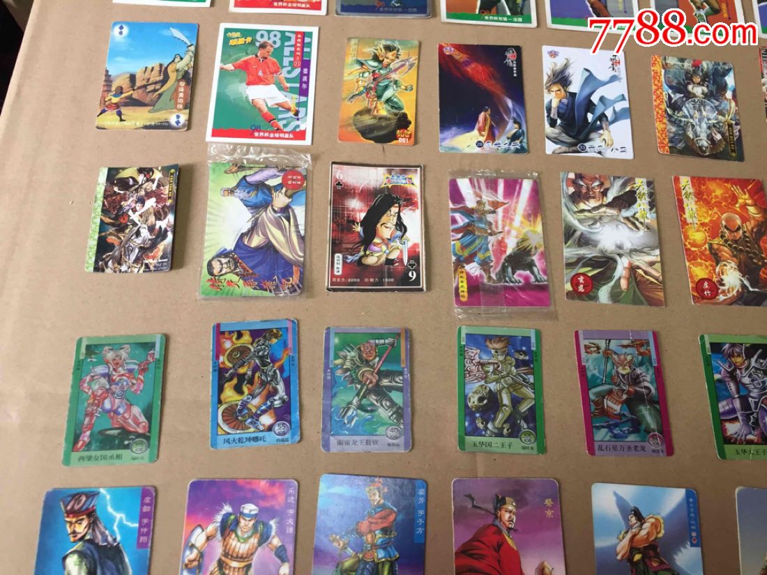 小浣熊水浒恶人 球星普卡闪卡 星战小卡 其他共60张合拍