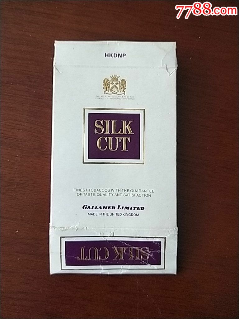 烟标烟盒silkcut香港英国洋香烟