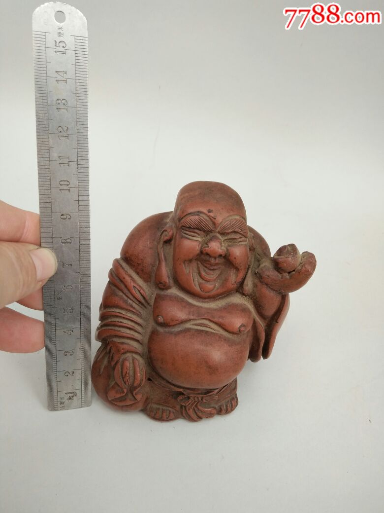 紫砂人物摆件,包老保真