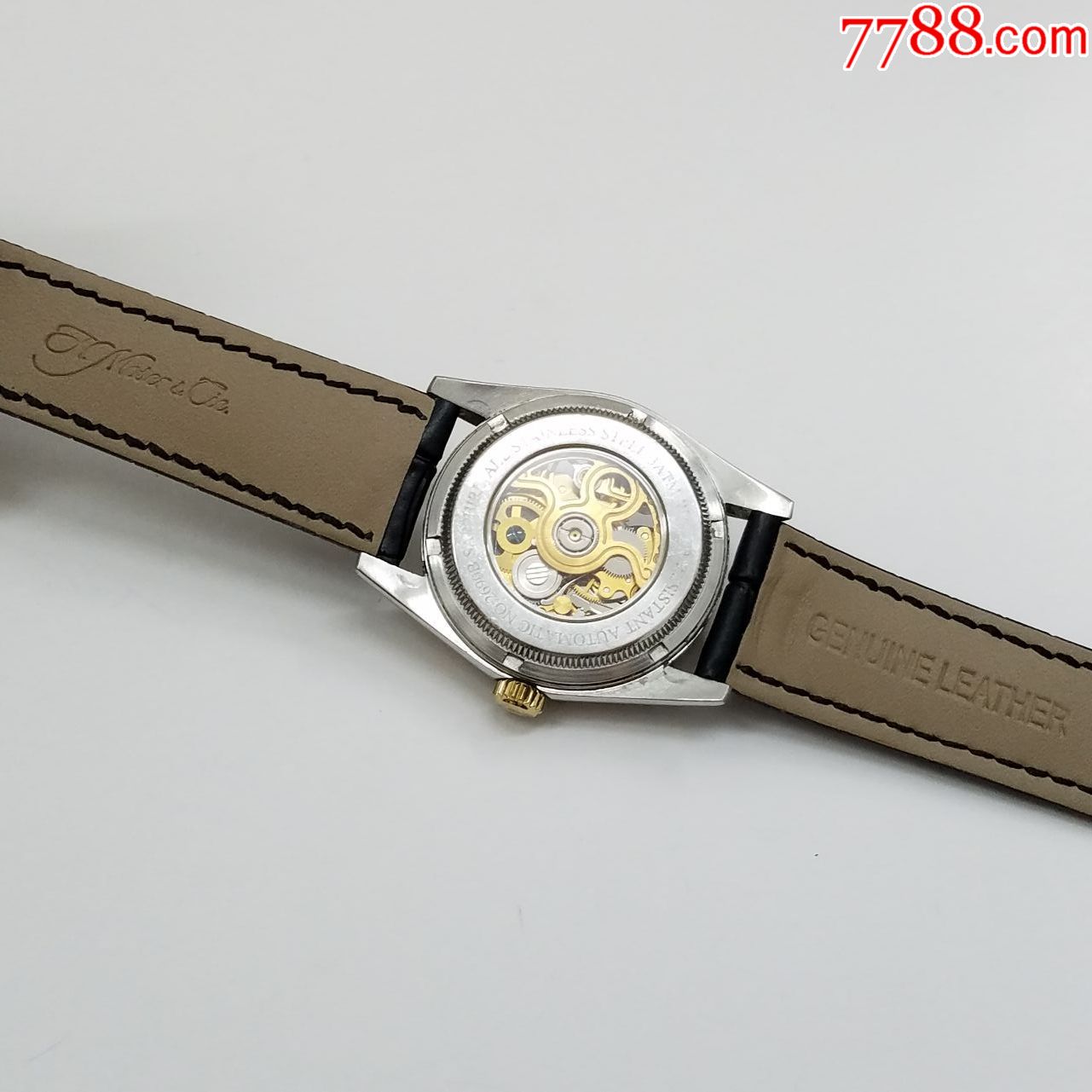swissmarine手表八钻,swissmarine手表报价 【美品】swissmarine自动机械男表【雕花金机芯,机芯新净】【小三针