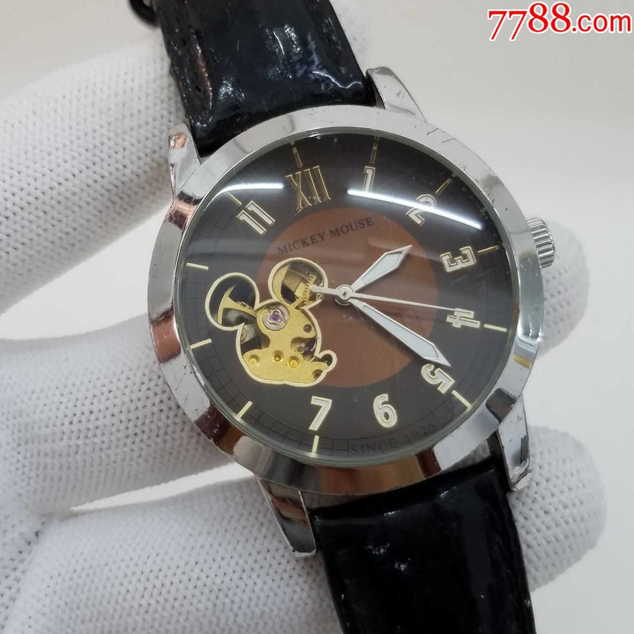 MICKEYMOUSE米奇老鼠自动机械男表【金机