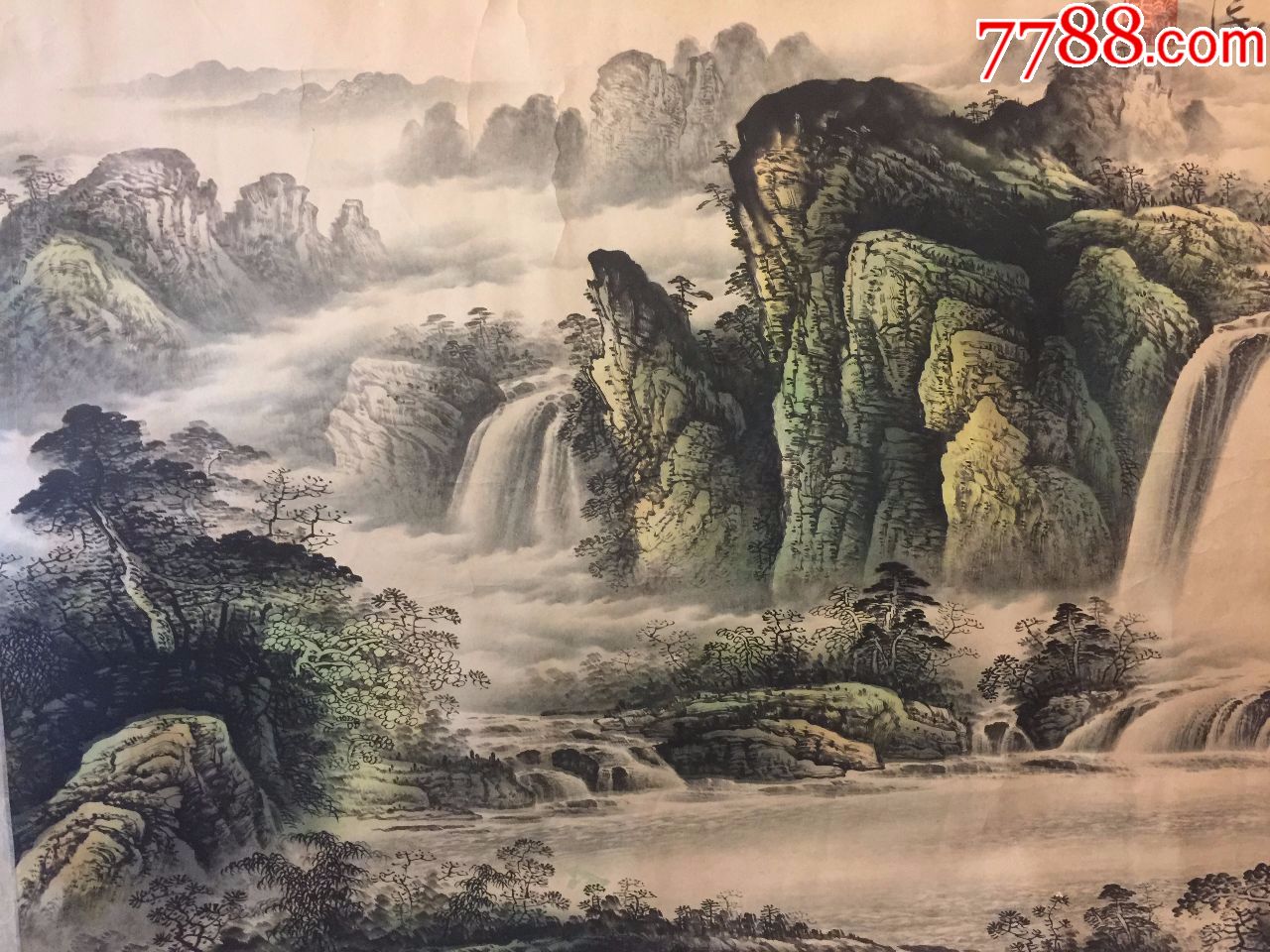 山水画《江山多娇》