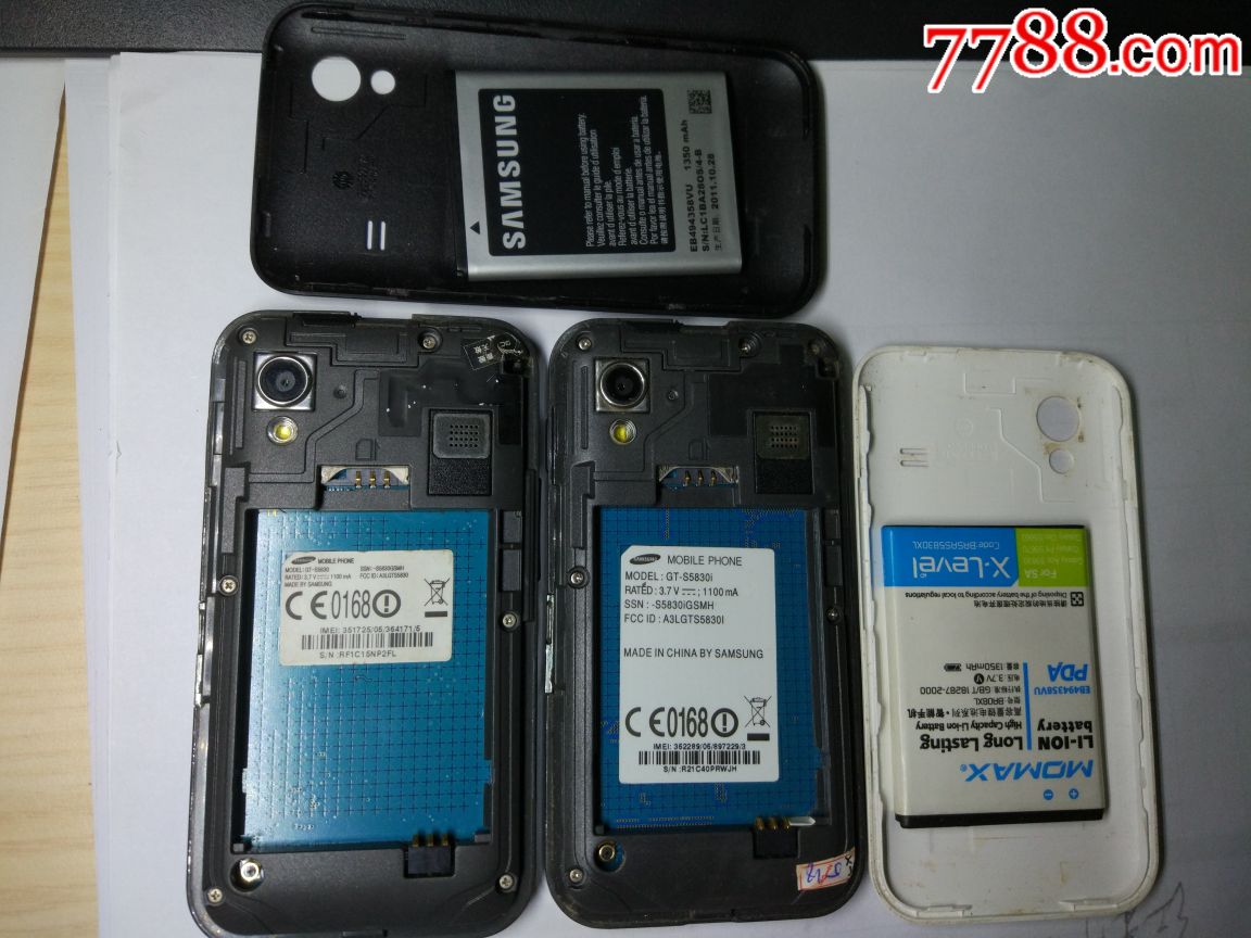 三星samsunggt-s5830is5830共两台