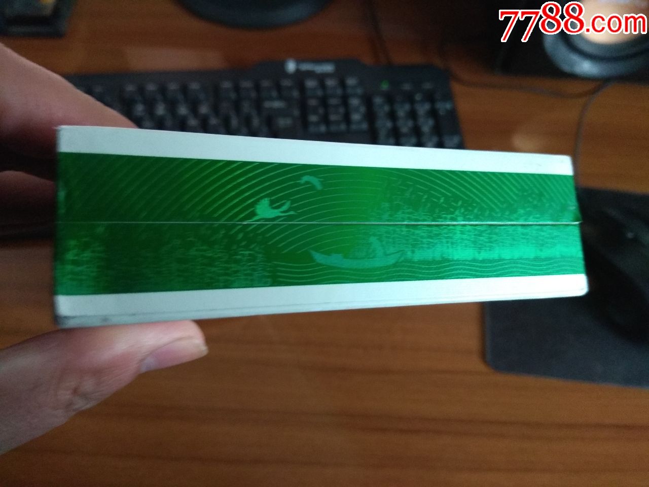 荷花 绿水青山条盒