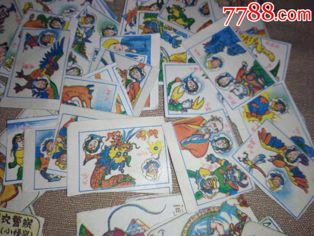 80后童年回忆之拍画/洋画片散张一堆