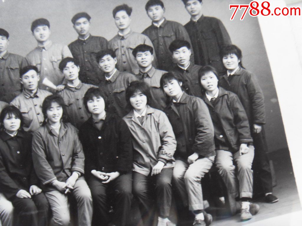 建设大队团员合影76年清明留影_老照片_荣华藏珍【7788收藏__收藏热线