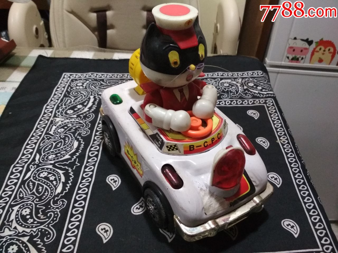 老玩具黑猫警长警车