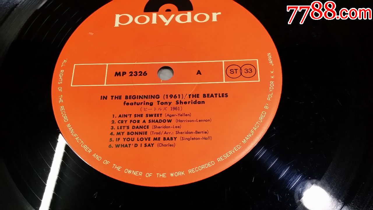 1969年版少见经典thebeatles日版披头士黑胶lp,宝丽金黑胶唱片_第3张