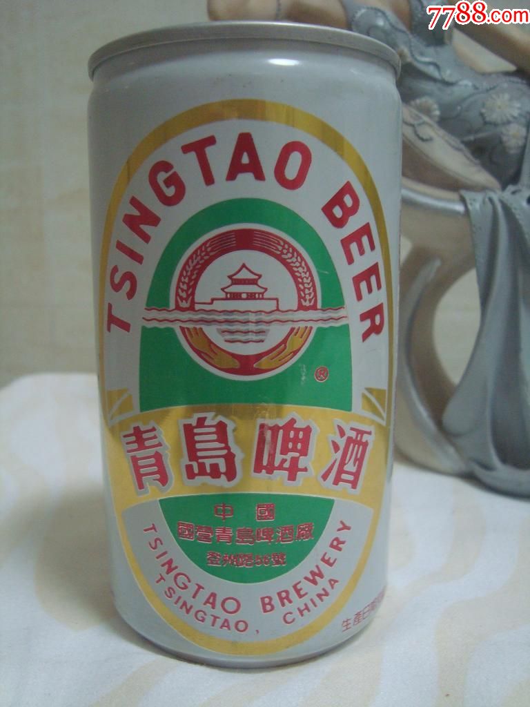 1994年国营青岛啤酒厂出品的易拉罐啤酒一罐(没有开启