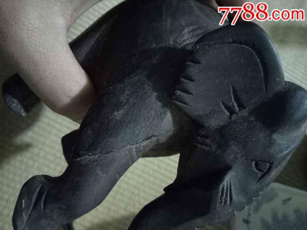 红木小象腿有修