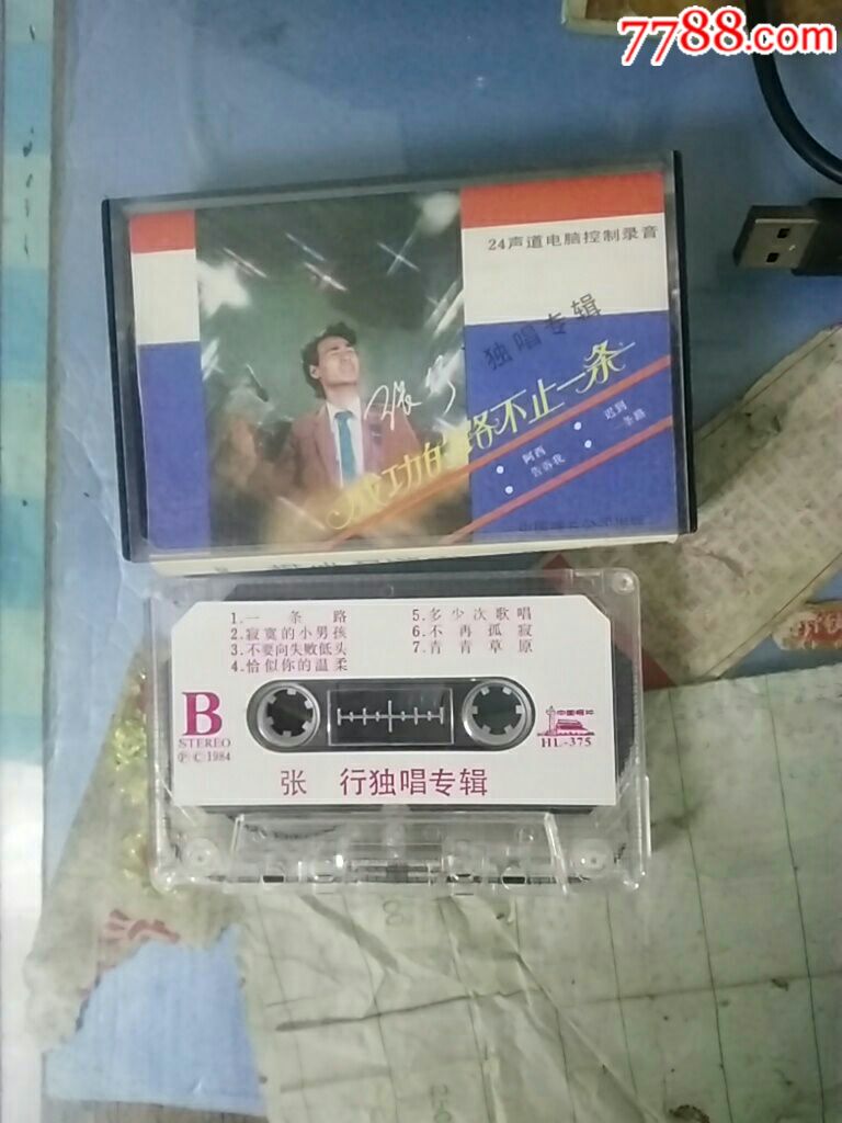 【张行】【独唱专辑】【成功的路不止一条】【立体声】【磁带】