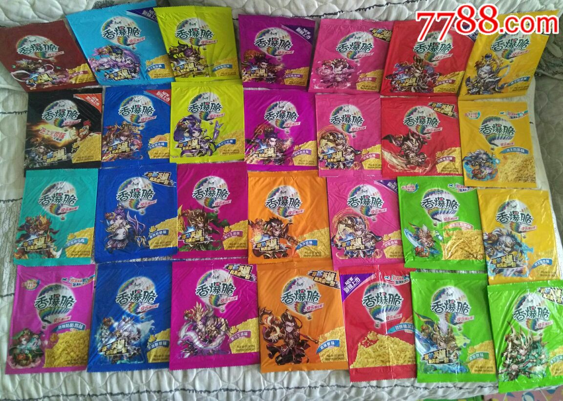 康师傅香爆脆少年三国志面袋