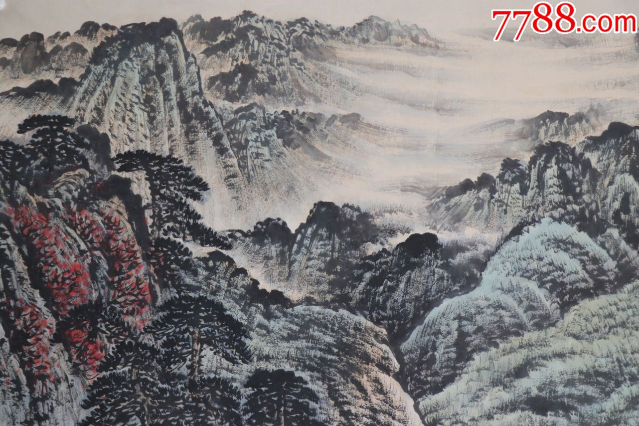 关山月中国现代著名国画艺术家,广东画院院长.六尺山水