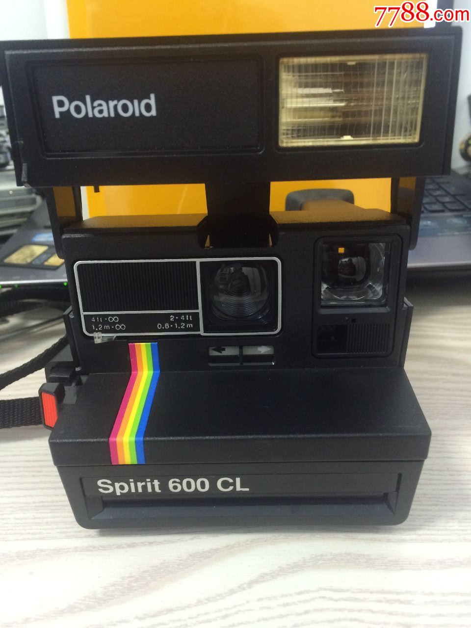 一台经典收藏宝丽来彩虹机polaroid,spirit600cl一次成像机