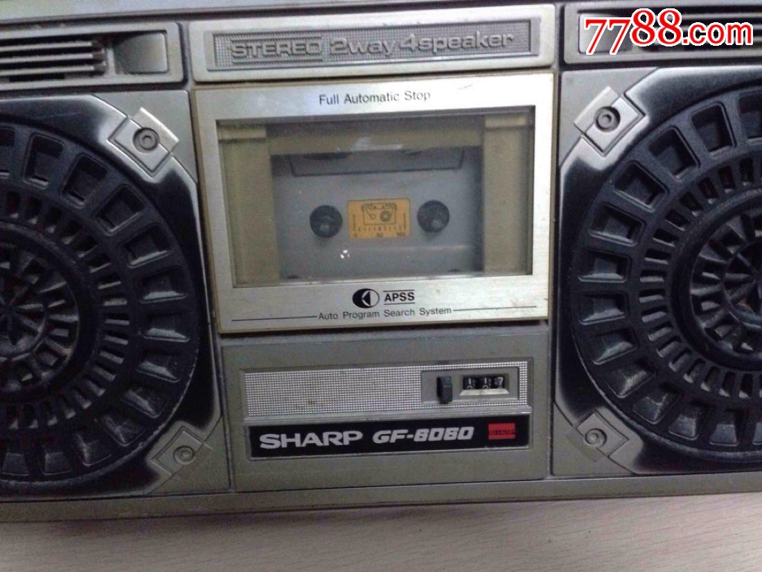 收到货付邮费-夏普6060收录机(通电不正常)