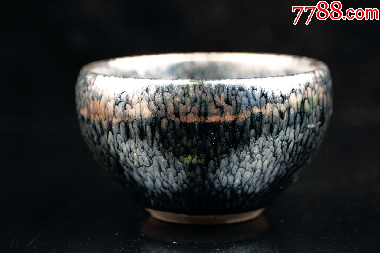 新品,建阳工艺师——肖华制,正宗百花禅定建盏————超级大漏,店主