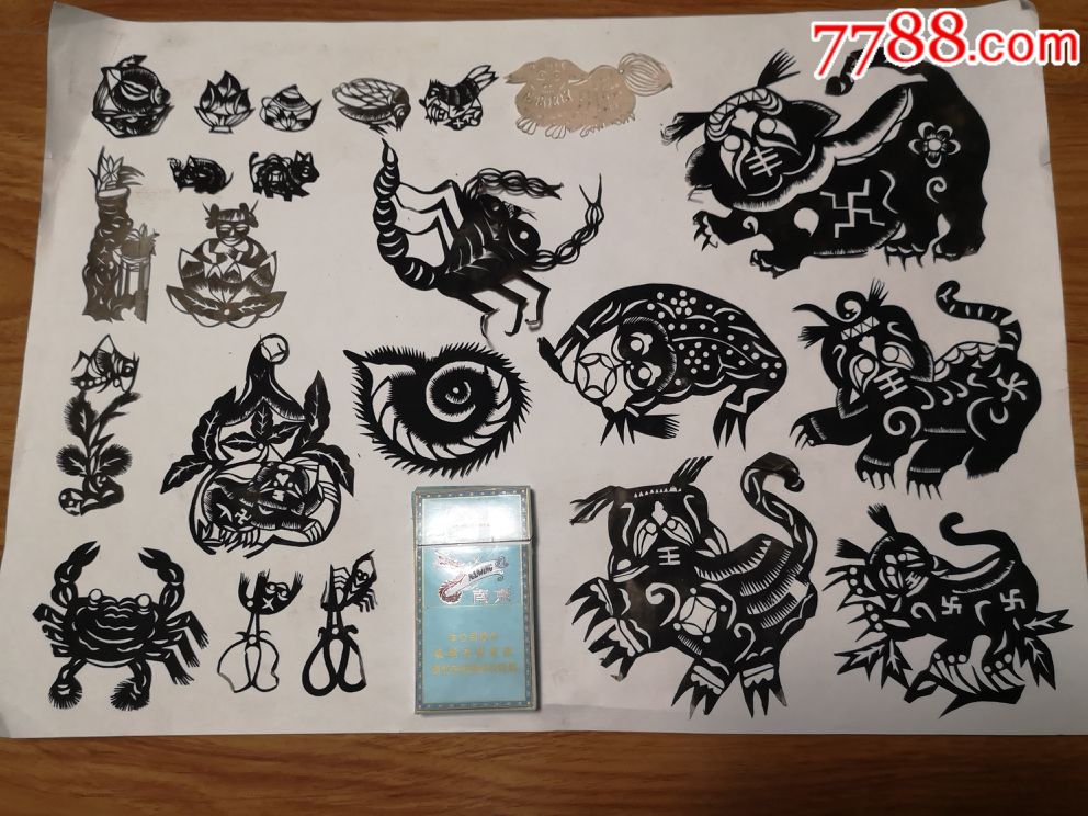 胶东老剪纸34_剪纸/窗花_渤海家园【7788收藏__中国