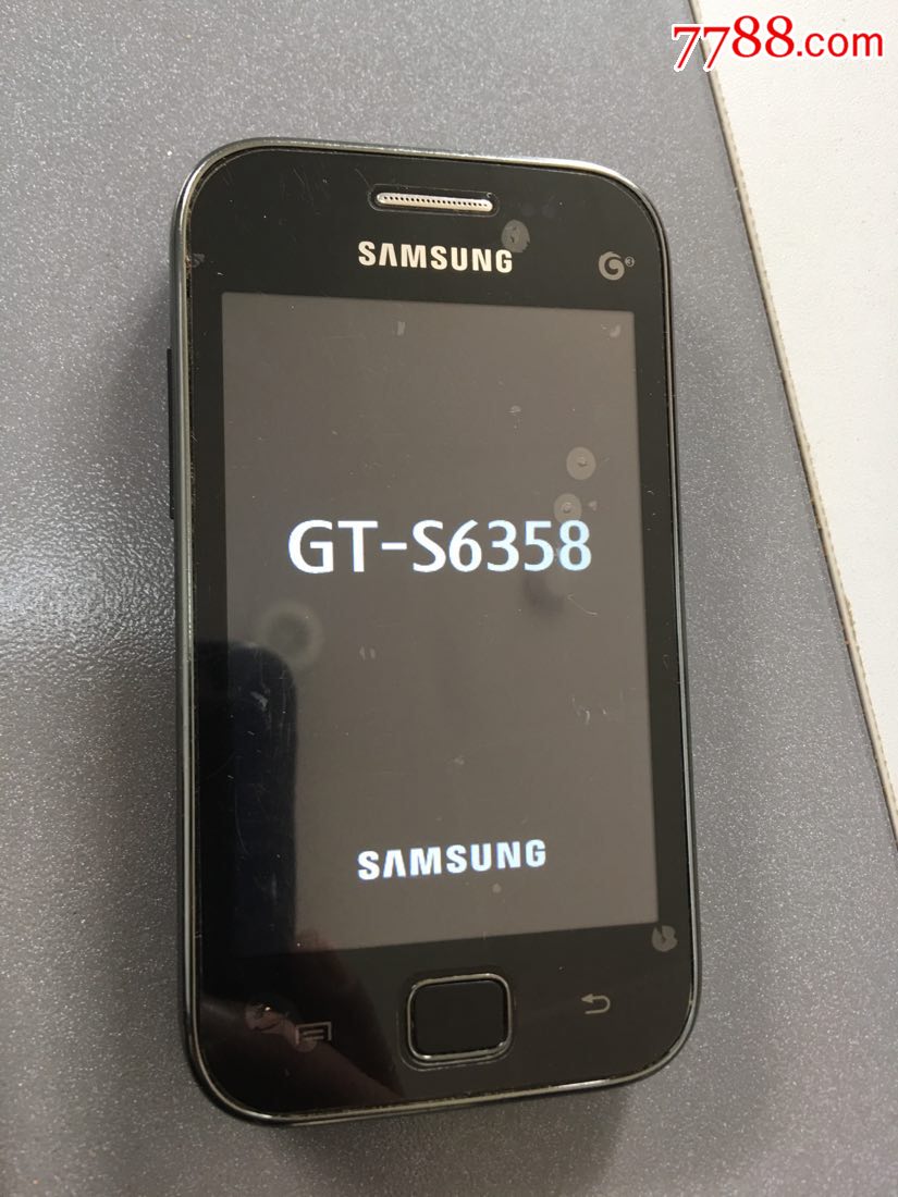 智能三星直板手机型号gt-s6358(好品)