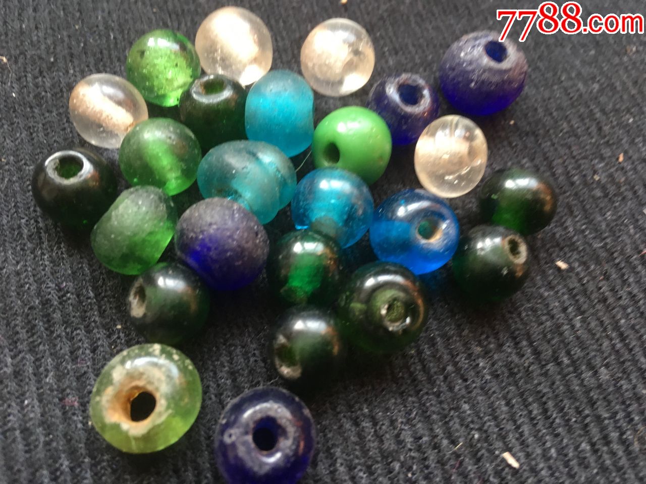 清代老琉璃桶珠一组_价格10元_第5张
