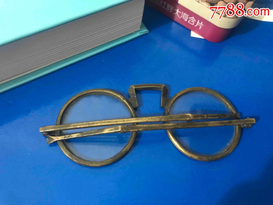 (清代)老眼镜铜框眼镜包老_价格180元_第3张