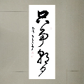只争朝夕草书条幅90cmx35cm【包邮】