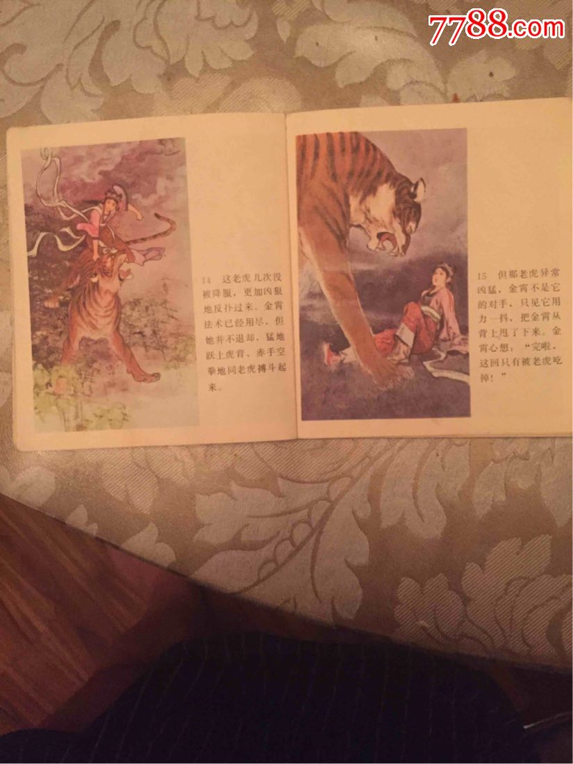 绘画作品张文忠(伏虎寺)峨眉山民间故事之三