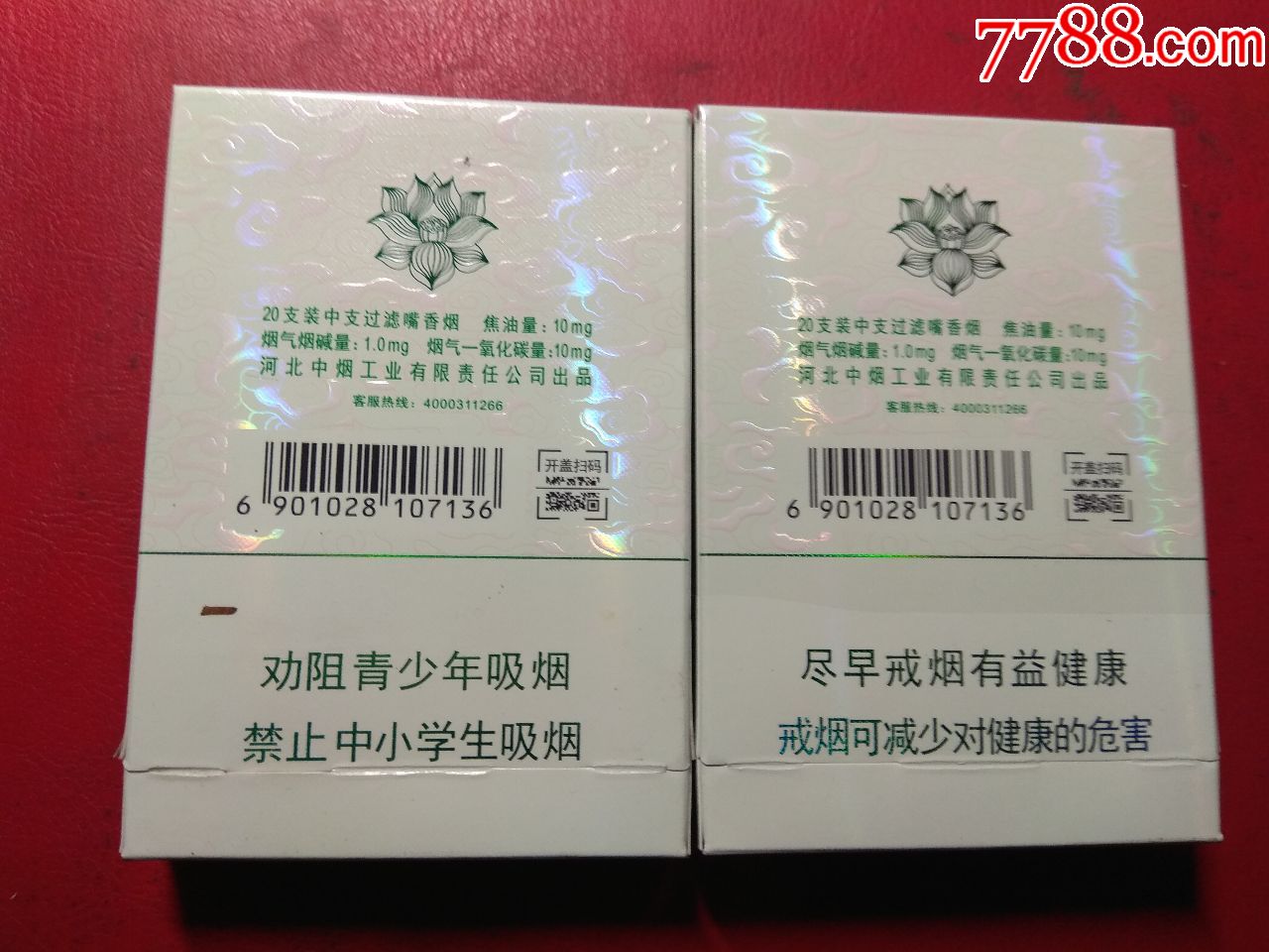荷花双中支一对