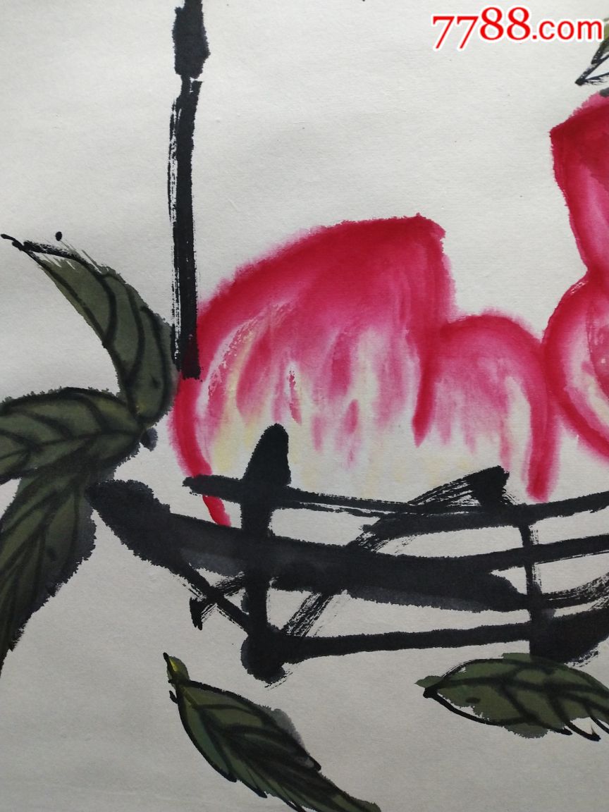 济南著名书画家徐大中精品国画,手工精裱