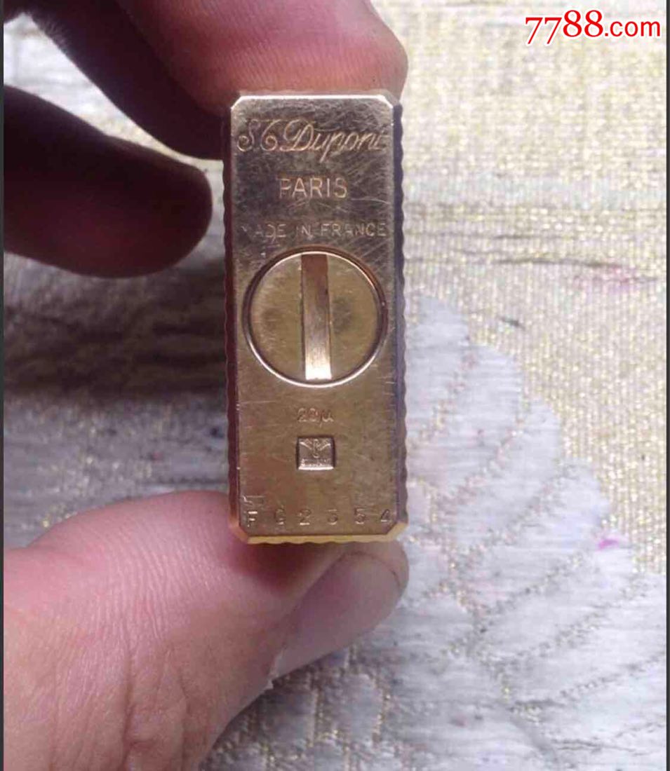 好品罕见法国奢侈品经典著作【都彭(dupont)厚金——打火机