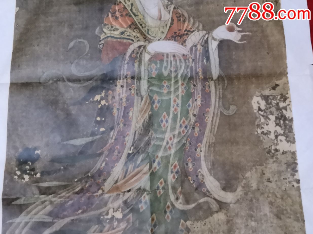 (罕见珍藏)大正六年(国宝吉祥天女像)大幅53*39cm详情