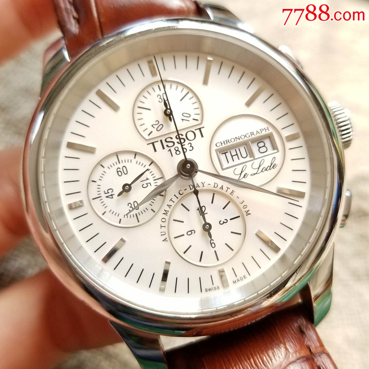 瑞士-tissot-天梭-力洛克系列-自动机械计时码男表_价格2280元_第1张