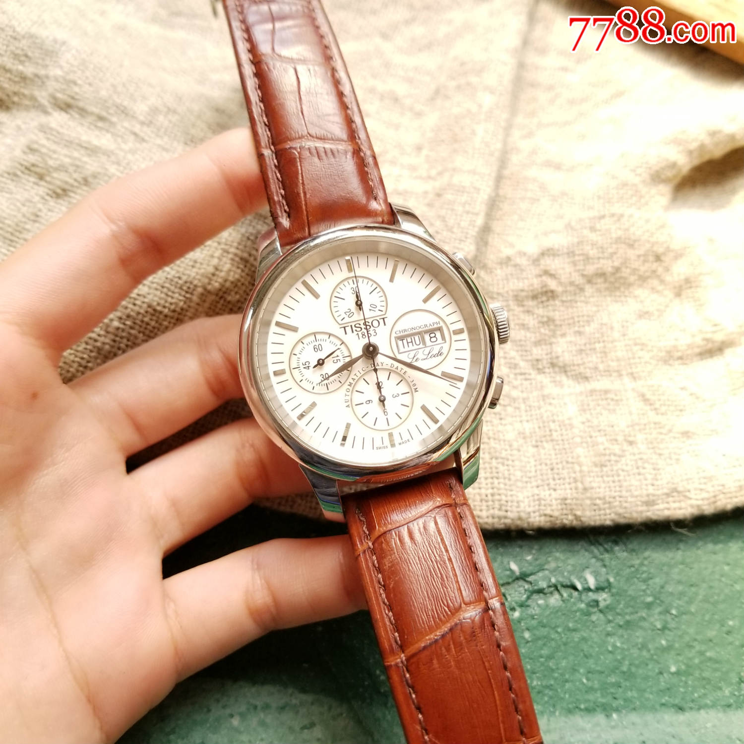 瑞士-tissot-天梭-力洛克系列-自动机械计时码男表_价格2280元_第5张