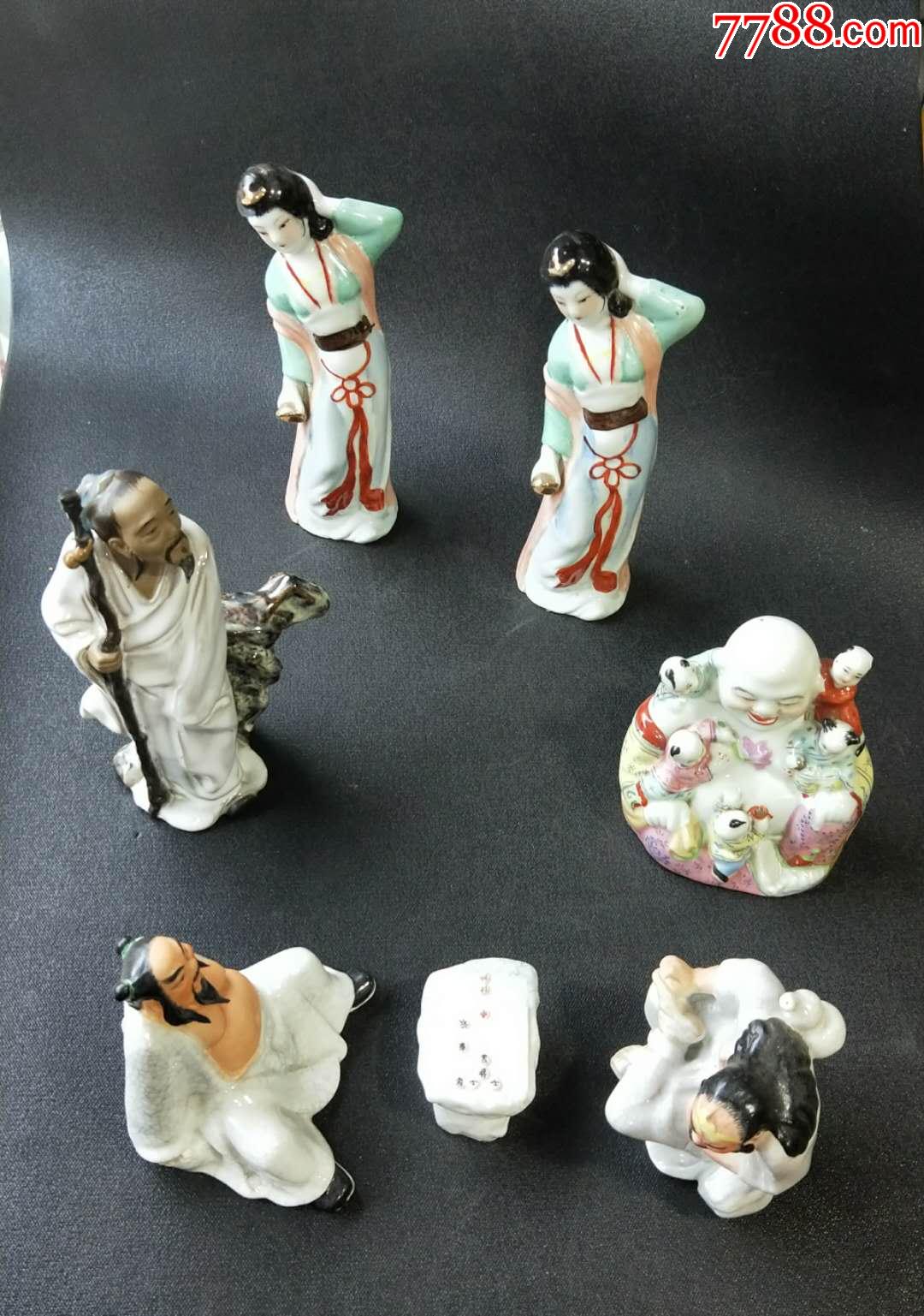 石湾公仔7件