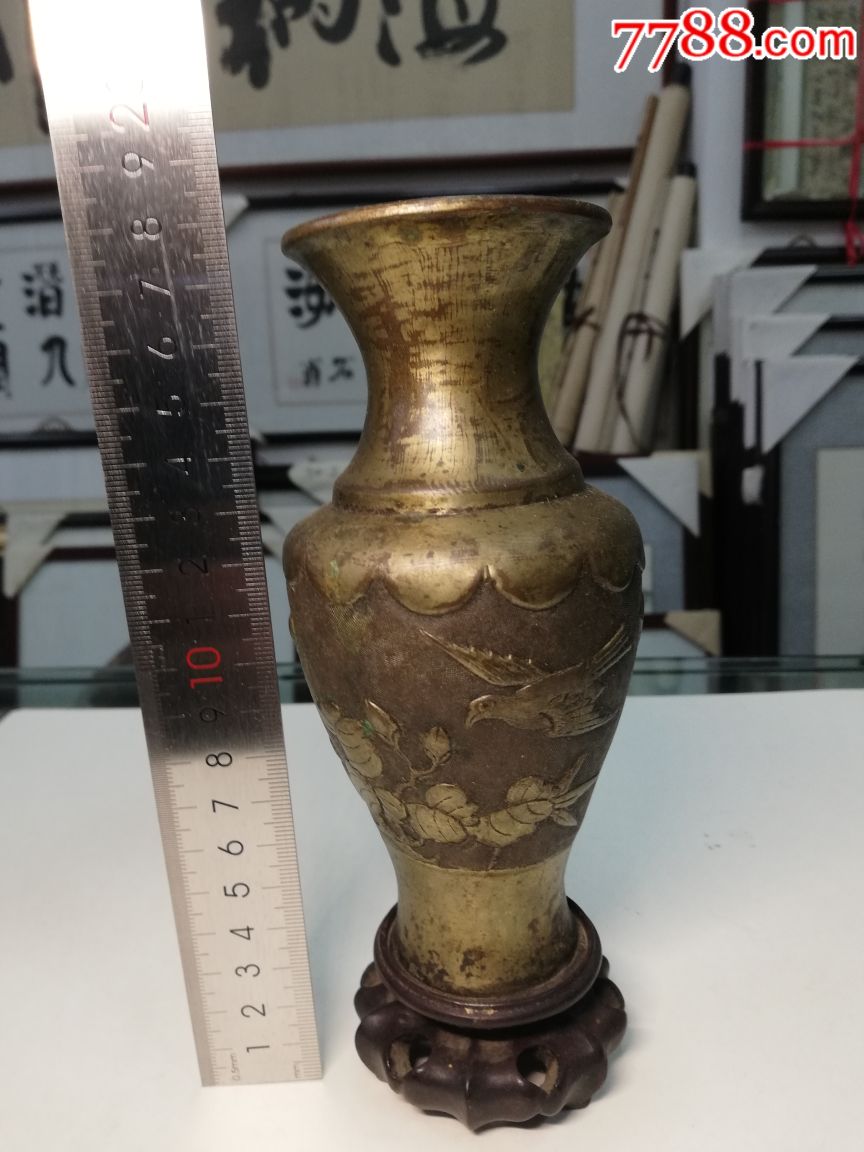 民国铜花瓶_价格600元_第1张
