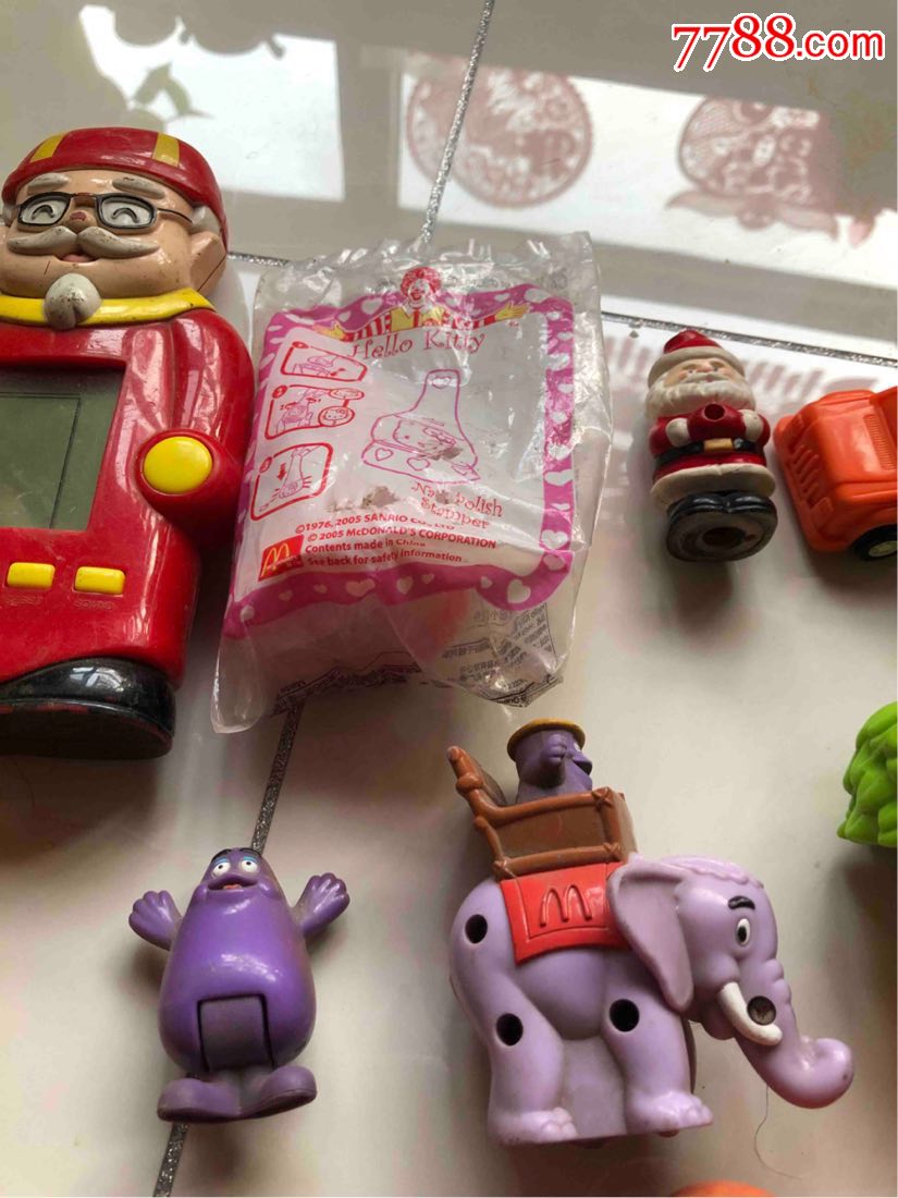 老玩具,麦当劳玩具,肯德基游戏机.