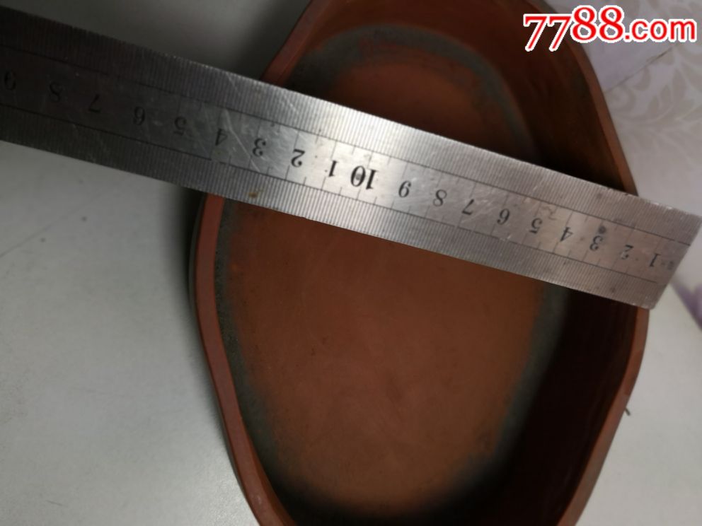 文革水仙花盆:19/14/5cm,完整
