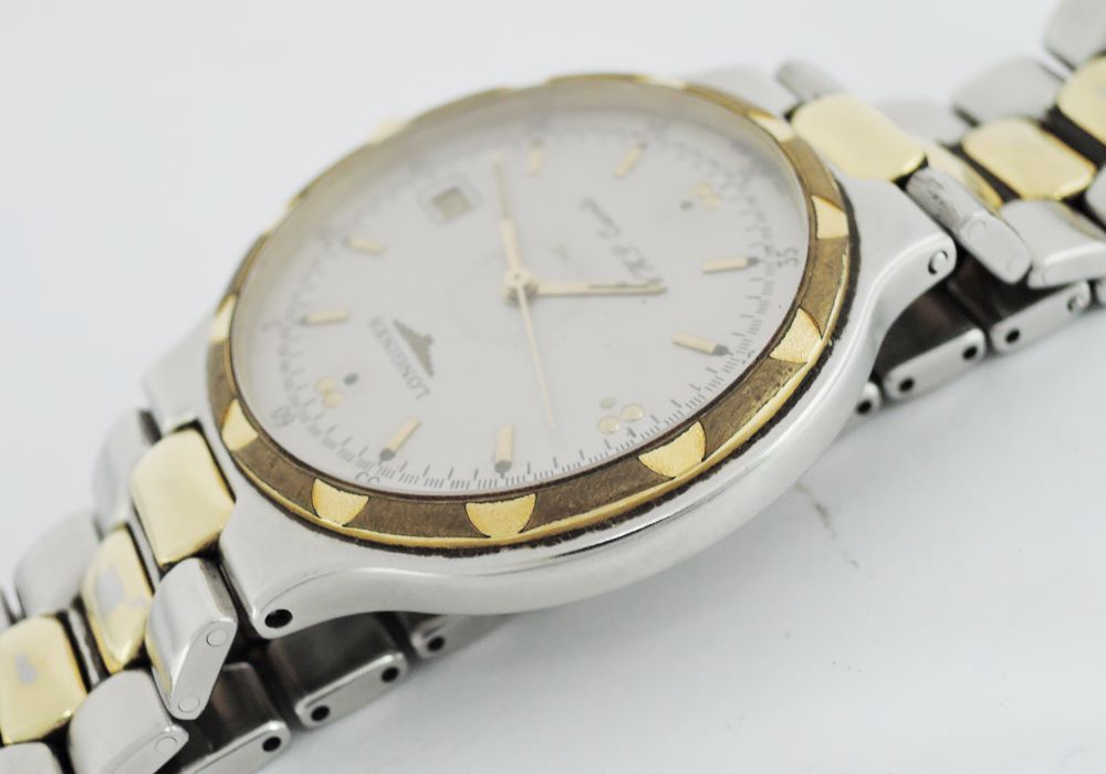 浪琴石英男表走时垃圾品处理品