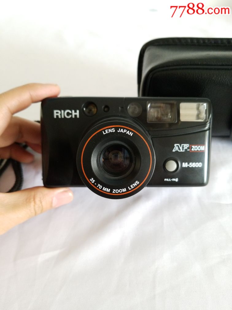 rich傻瓜5600胶片老古董拍照相机,日本镜头(不含电池)