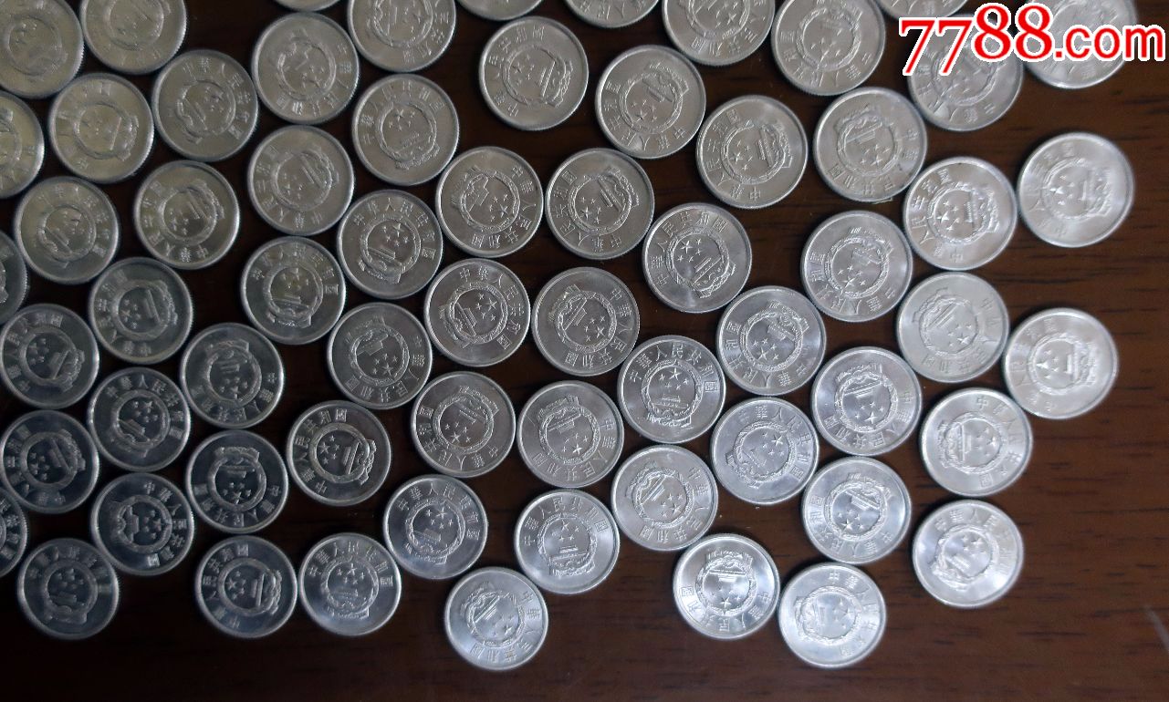 1983年贰分硬币158枚(9品)