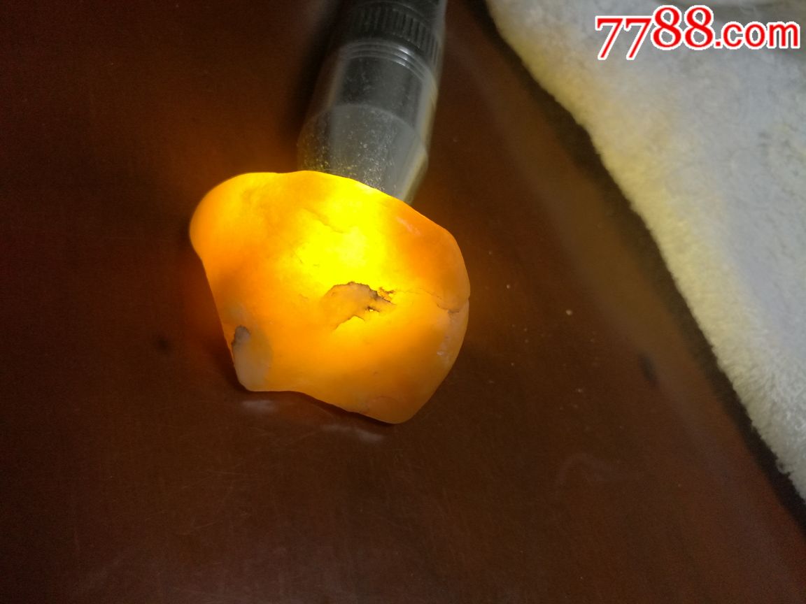 新疆金丝玉鸡油黄籽料_价格20元_第6张