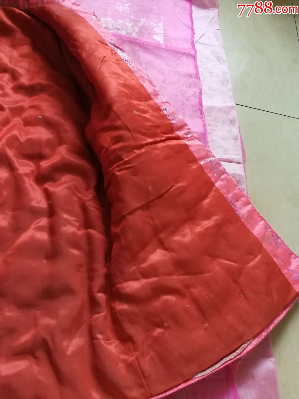 全新老式织锦缎棉袄一件