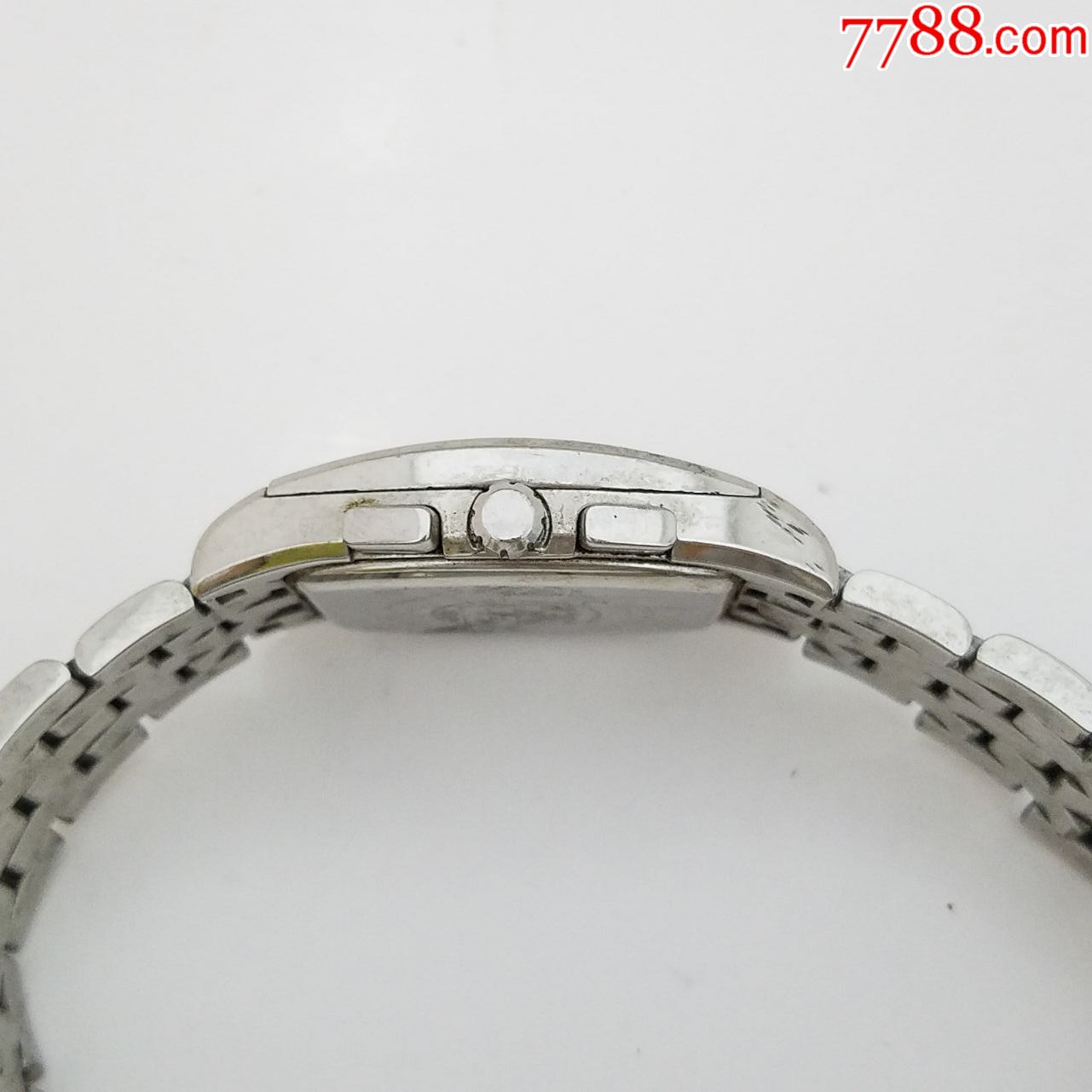 日本西铁城光动能计时表【经典3眼网纹双色表