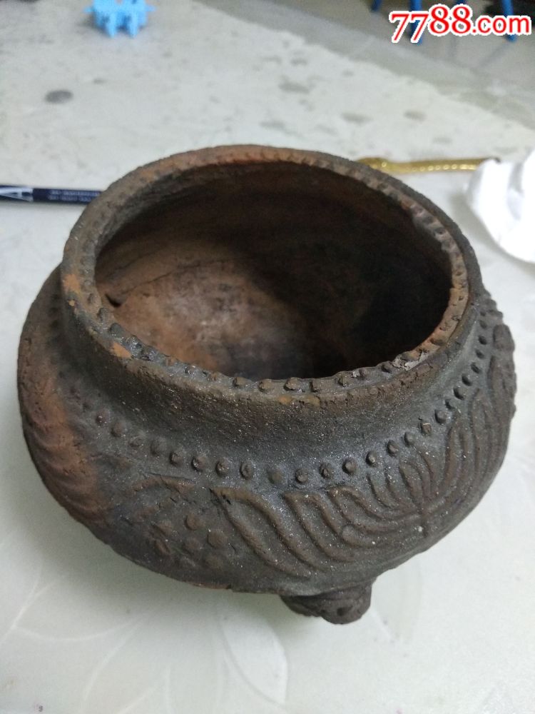 土陶香炉_黑陶_鉴别图片_收藏价格_7788陶器收藏