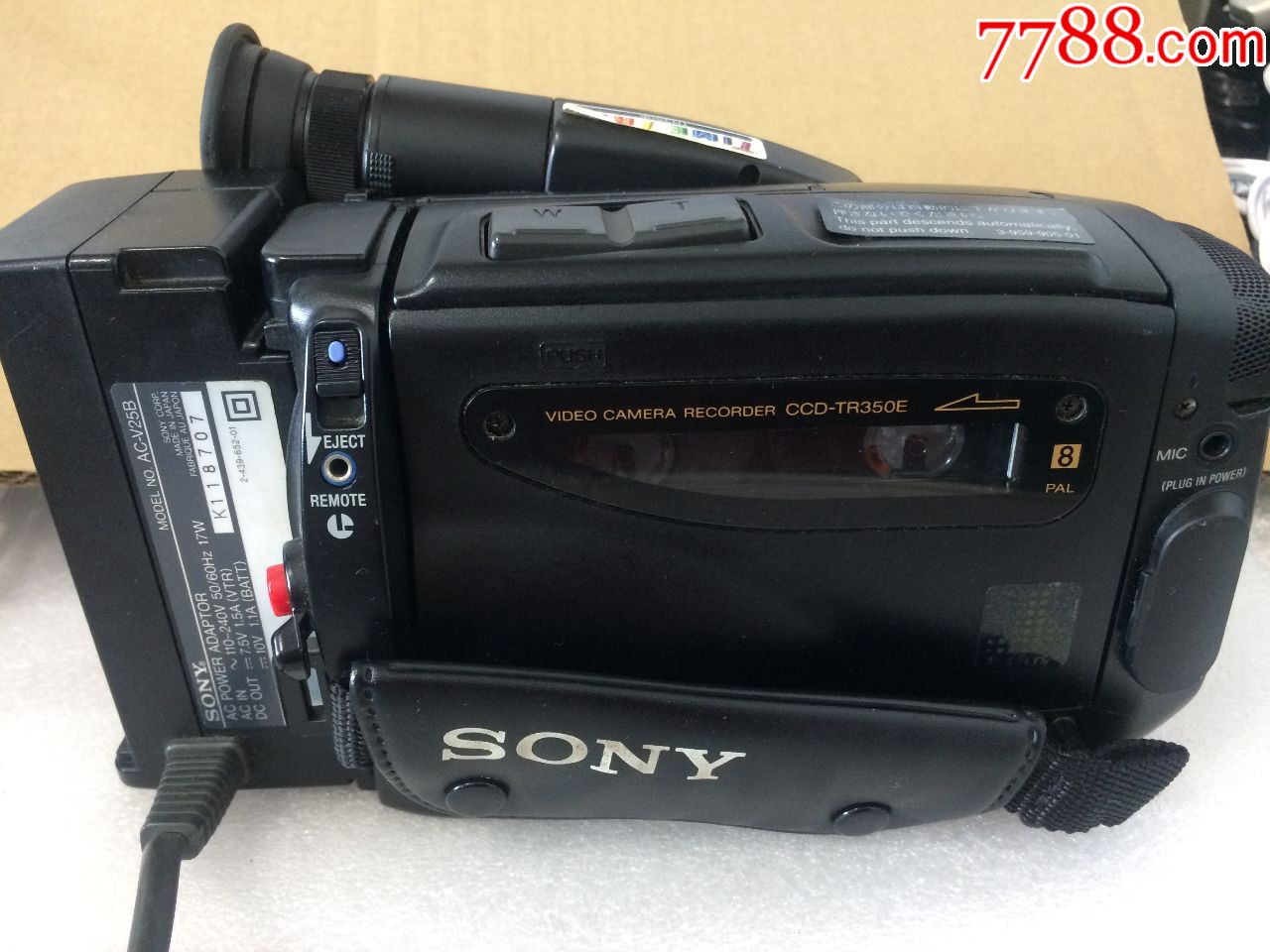 一台经典sony索尼ccd-tr350e,dv摄像机